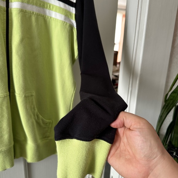 Athletic jacket - bright green black and white SJB active medium - Picture 7 of 7